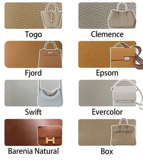 hermes bag leather types.